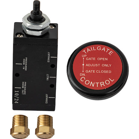 4-Way 3-Position Manual Air Valve With Five 1/4 Inch NPT Ports
