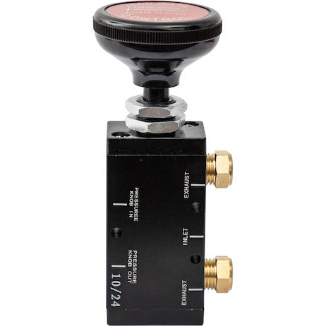 4-Way 3-Position Manual Air Valve With Five 1/4 Inch NPT Ports
