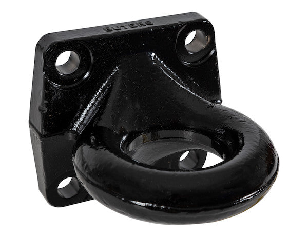 2-1/2 Inch I.D. Forged 4-Bolt Mount Drawbar - Black