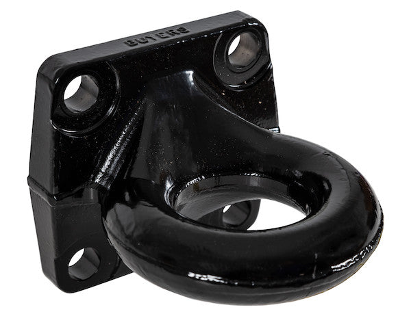 3 Inch I.D. Heavy-Duty Forged 4-Bolt Mount Drawbar - Black
