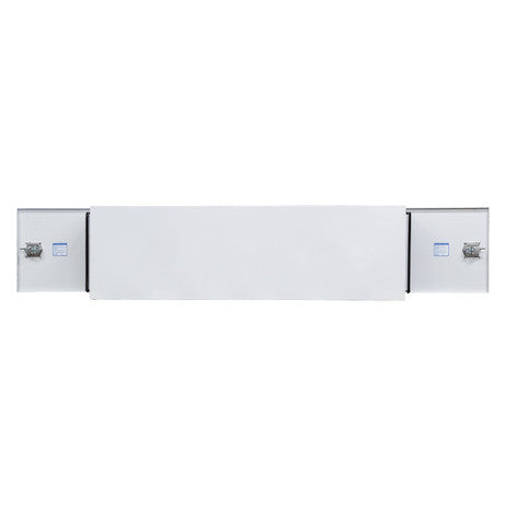24x24x86 Inch White Steel Straight Side Tunnel Truck Tool Box with Shelf