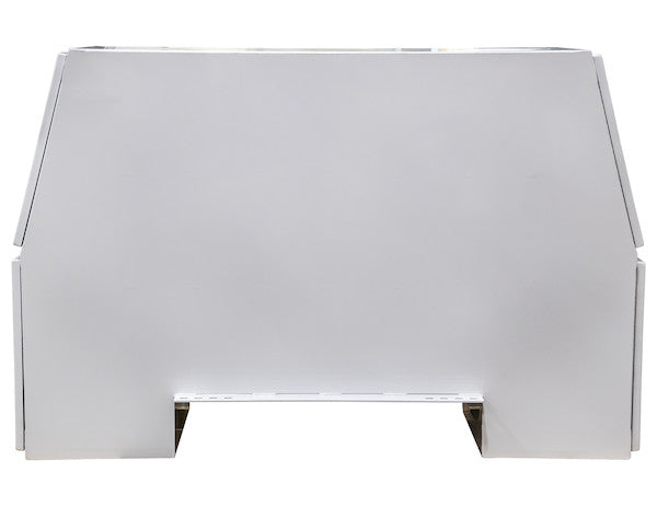 BP925824W - 58x24x92 Inch White Steel Backpack Truck Tool Box - 8.5 Inch Offset Floor