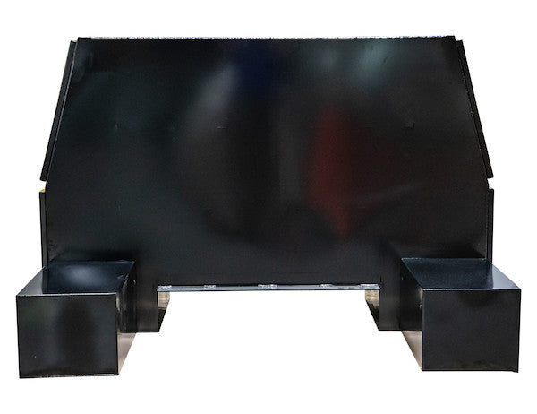 85x55x48 Inch Black Steel L-Pack Backpack Truck Box - 8.5 Inch Offset