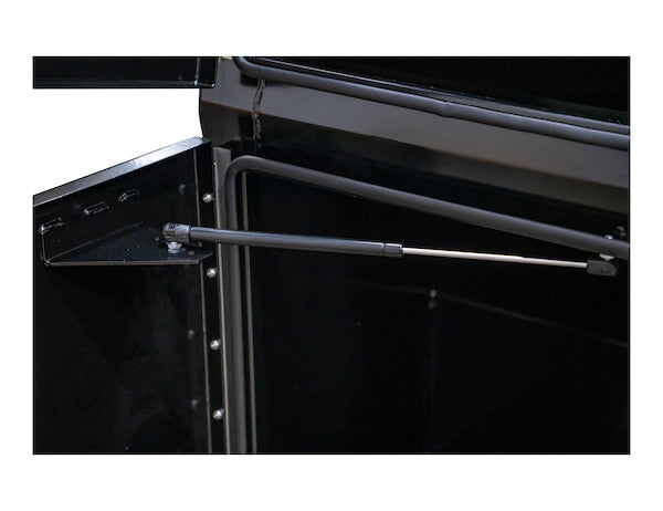 85x55x48 Inch Black Steel L-Pack Backpack Truck Box - 8.5 Inch Offset