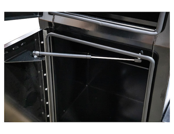 85x55x48 Inch Black Steel L-Pack Backpack Truck Box - 8.5 Inch Offset
