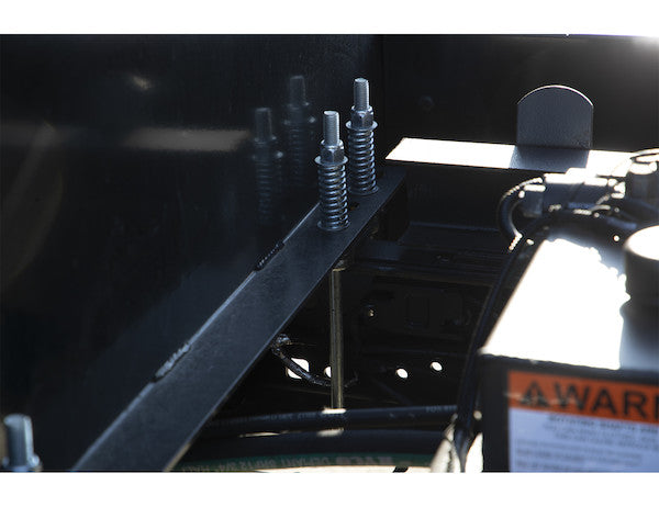 85x55x48 Inch Black Steel L-Pack Backpack Truck Box - 8.5 Inch Offset