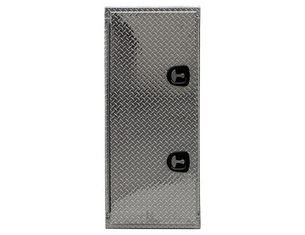 57x24x96 Inch Straight Side Diamond Tread Aluminum Backpack Truck Tool Box - 9x42 Inch Offset Floor