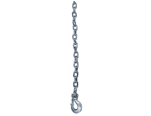 3/8x35 Inch Class 4 Trailer Safety Chain With 1-Clevis Style Slip Hook-43 Proof