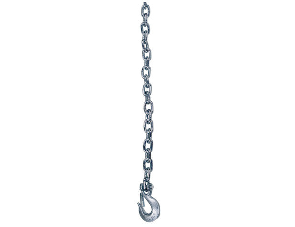 BSC3835 - 3/8x35 Inch Class 4 Trailer Safety Chain With 1-Clevis Style Slip Hook-43 Proof