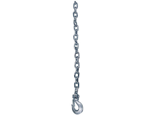 3/8x42 Inch Class 4 Trailer Safety Chain With 1-Clevis Style Slip Hook-43 Proof