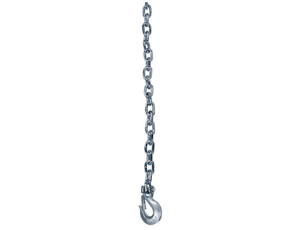 BSC3842 - 3/8x42 Inch Class 4 Trailer Safety Chain With 1-Clevis Style Slip Hook-43 Proof