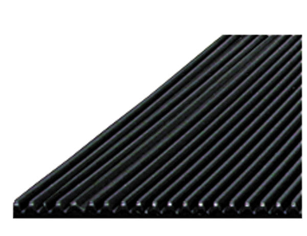 Multi-Material Composite Black Mudflaps .25x24x24 Inch