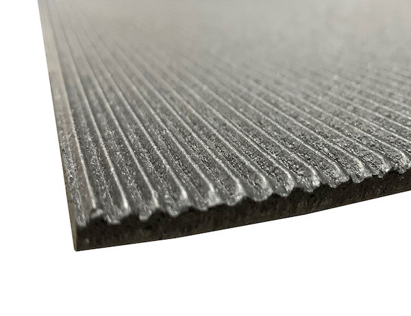 Multi-Material Composite Black Mudflaps .25x20x18 Inch