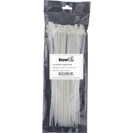11-inch Length Nylon Cable Zip Tie (100-Pack) 