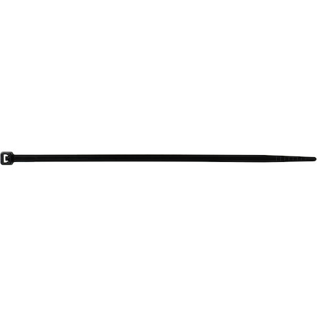 11-inch Length Black Weather-Resistant Nylon Cable Zip Tie (500-Pack)