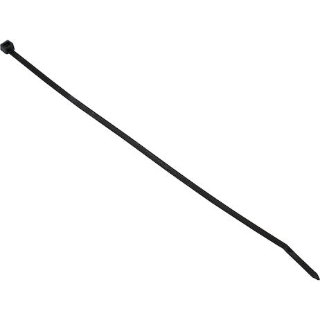 11-inch Length Black Weather-Resistant Nylon Cable Zip Tie (500-Pack)