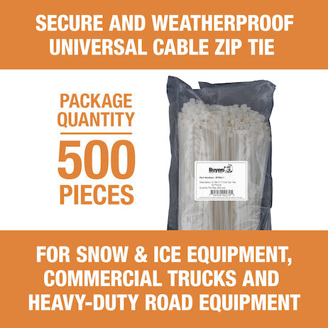 11-inch Length Nylon Cable Zip Tie (500-Pack)
