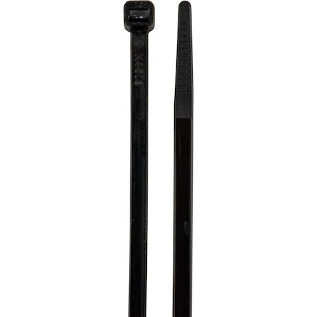 15-inch Length Black Weather-Resistant Nylon Cable Zip Tie (100-Pack)