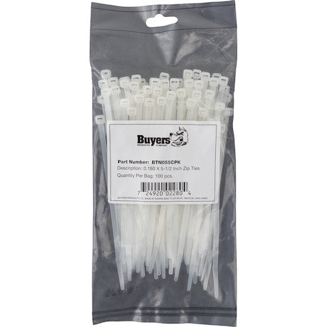 5.50-inch Length Nylon Cable Zip Tie (100-Pack) 