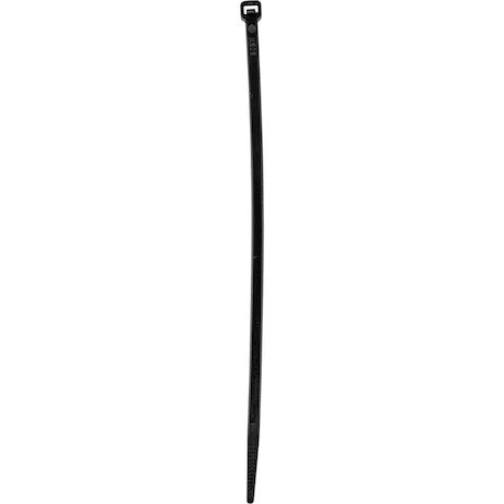 7.50-inch Length Black Weather-Resistant Nylon Cable Zip Tie (100-Pack)