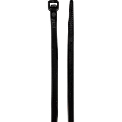 15-inch Length Black Weather-Resistant Nylon Cable Zip Tie (100-Pack)