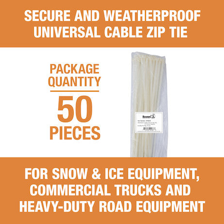 24-inch Long Heavy-Duty Nylon Cable Zip Tie (50-Pack)