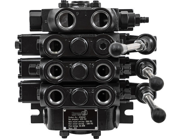 21 GPM Valves 4-Way with 2 Port Reliefs and Power Beyond