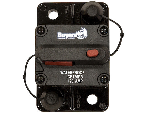 120 Amp Circuit Breaker With Manual Push-to-Trip Reset