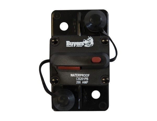 200 Amp Circuit Breaker With Manual Push-to-Trip Reset With Large Frame