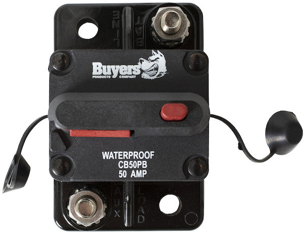 50 Amp Circuit Breaker With Manual Push-to-Trip Reset