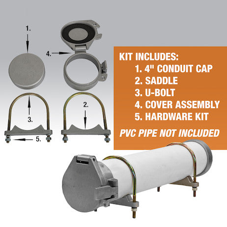 4 Inch Diameter PVC Conduit Carrier Kit