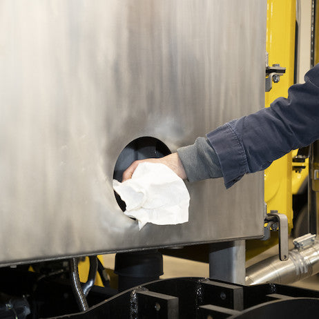 8 Inch Stainless Steel Reservoir Cleanout Plate Assembly