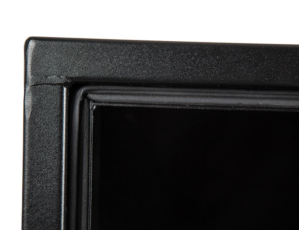 18x18x24 Inch Textured Matte Black Steel Underbody Truck Box with 3-Point Latch
