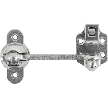 Heavy-Duty Aluminum Door Hold Back - 4 Inch Hook and Keeper