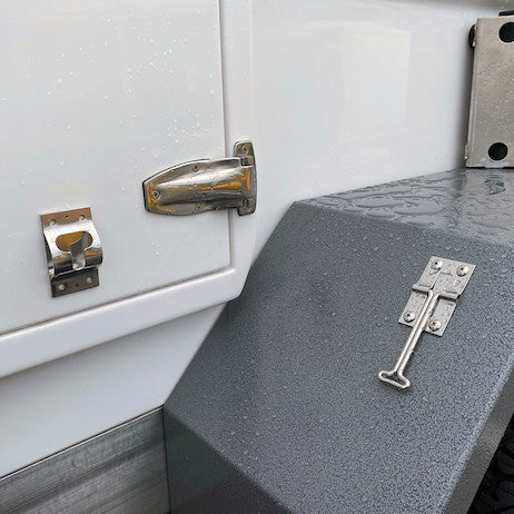 4 Inch Hook & Keeper Door Holder - Stainless Steel