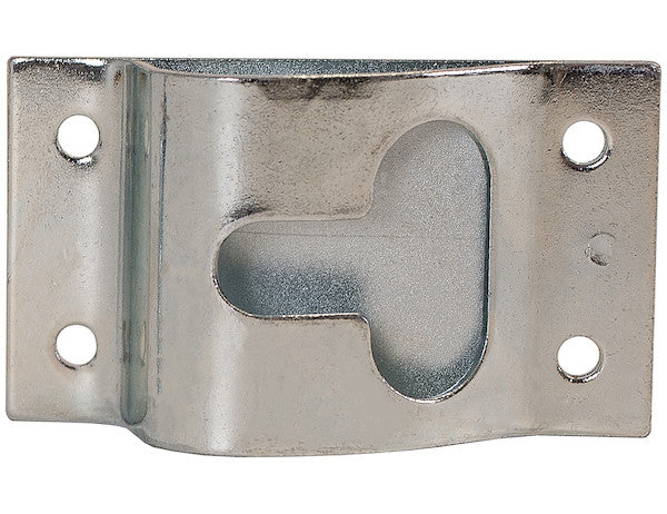 4 Inch Door Hold Back, Keeper Only - Zinc Plated