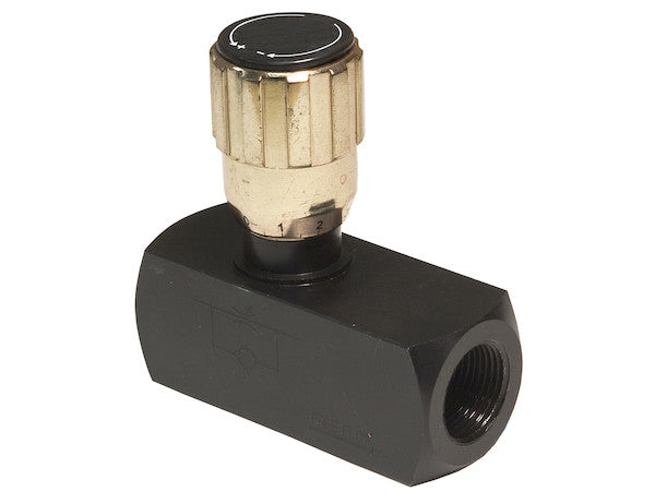 F600SAE - #6 SAE Steel Flow Control Valve