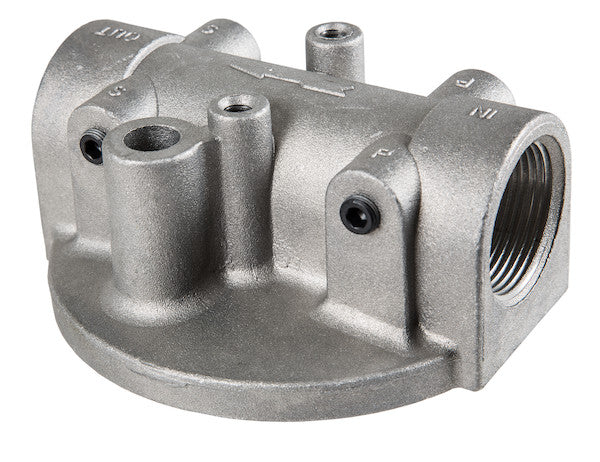 FH225 - 50 GPM Return Line Filter Head 1-1/4 Inch NPT/25 PSI Bypass