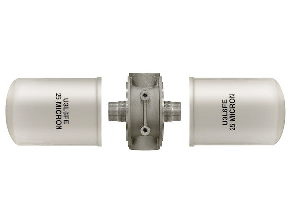 FH315 - 100 GPM Return Line Filter Head 1-1/2 Inch NPT/15 PSI Bypass