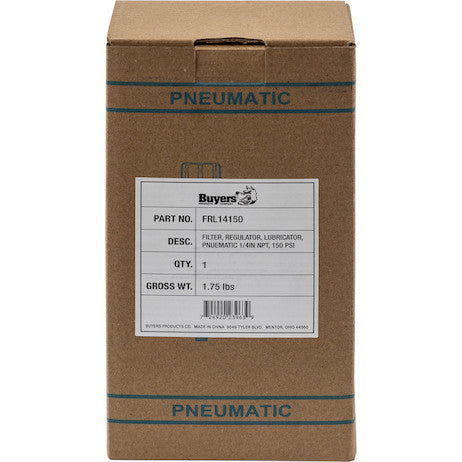 Filter/Regulator/Lubricator - 1/4 NPT