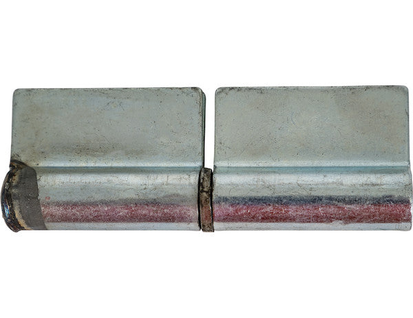 Steel Weld-On Butt Hinge with 3/8 Stainless Pin - 1.25 x 4 Inch-Zinc Plated-LH