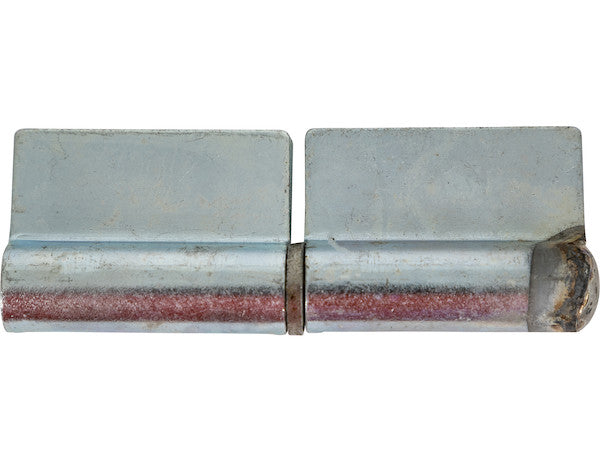 Steel Weld-On Butt Hinge with 3/8 Stainless Pin - 1.25 x 4 Inch-Zinc Plated-LH