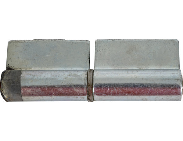 Steel Weld-On Butt Hinge with 1/2 Stainless Pin - 1.25 x 4 Inch-Zinc Plated-LH