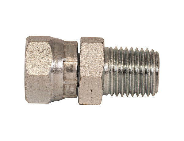 H9205X12X8 - 3/4 Inch NPSM Female Pipe Swivel To 1/2 Inch Male Pipe Thread Straight