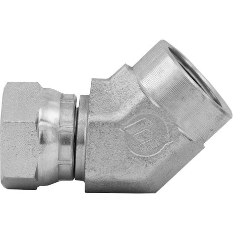 1/2-14 Inch NPSM Female Pipe Swivel To 1/2-14 Inch Female Pipe 45?? Elbow
