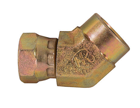 1307 - Female Pipe Swivel to Female Pipe 45º Elbow