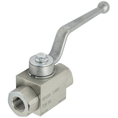 3/8 Inch NPTF 2-Port High Pressure Ball Valve