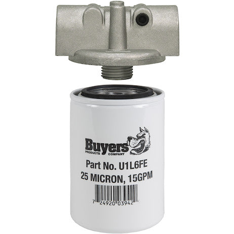 HFA12515 - 15 GPM Return Line Filter Assembly 3/4 Inch NPT/25 Micron/15 PSI Bypass