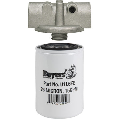 HFA12525 - 15 GPM Return Line Filter Assembly 3/4 Inch NPT/25 Micron/25 PSI Bypass