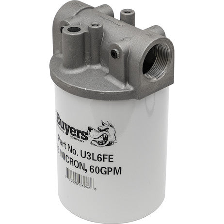 HFA22525 - 50 GPM Return Line Filter Assembly 1-1/4 Inch NPT/25 Micron/25 PSI Bypass